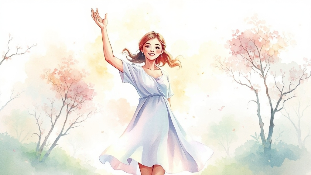 감다살, 무슨 뜻일까? (watercolor 스타일)