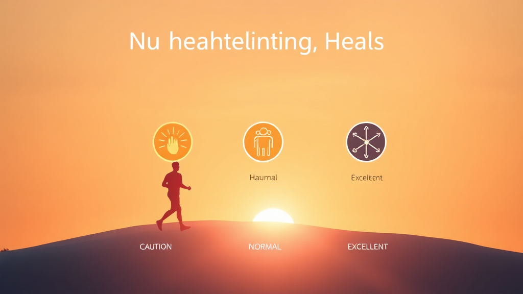 건강지능 점수별 결과 해석 및 의미 (realistic 스타일)