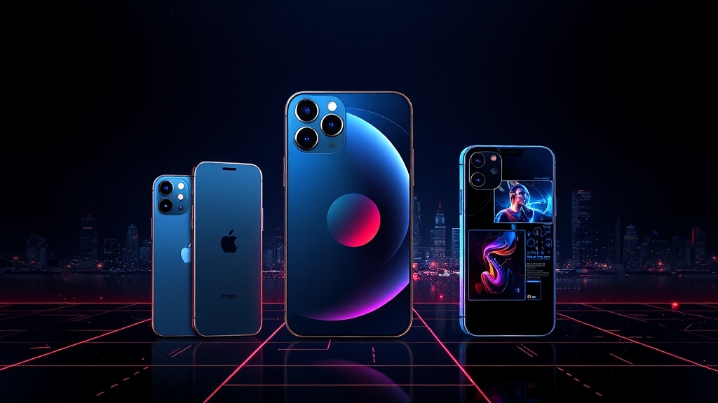 아이폰17 모델별 스펙 비교 (illustration 스타일)