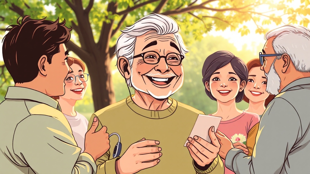 보청기 지원금 제도, 왜 필요할까요? (cartoon 스타일)