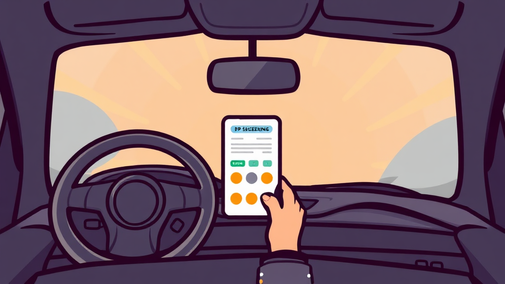 과속 단속 조회, 가장 쉬운 방법은? (cartoon 스타일)