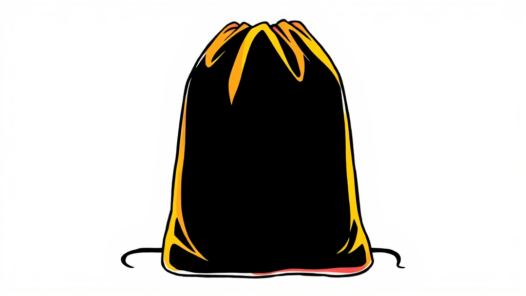 구매 전 체크리스트: 드로스트링백 현명하게 구매하기 (cartoon 스타일)