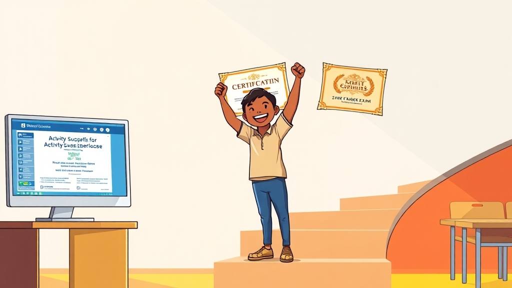 활동지원사, 자격은 어떻게 얻나요? (cartoon 스타일)