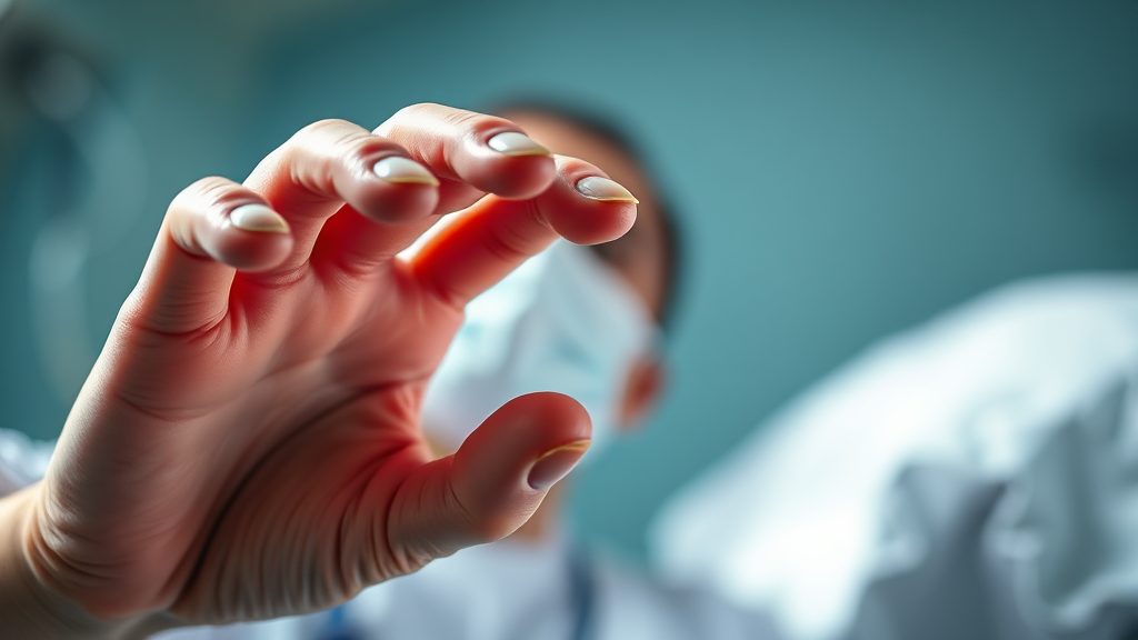 고혈당 쇼크 증상 및 응급 대처법 (realistic 스타일)