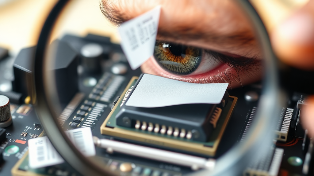 중고 CPU 구매 요령 (realistic 스타일)