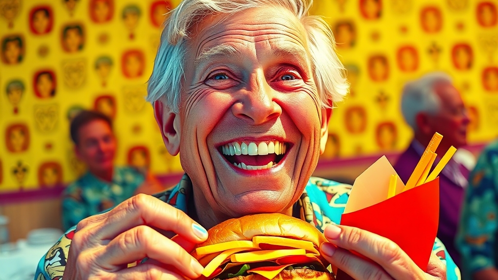 노인 임플란트, 왜 필요할까요? (popart 스타일)