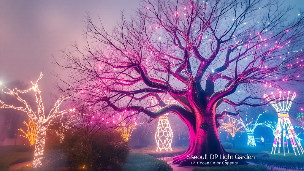 테마별 추천! 어떤 빛 축제가 좋을까? (watercolor 스타일)