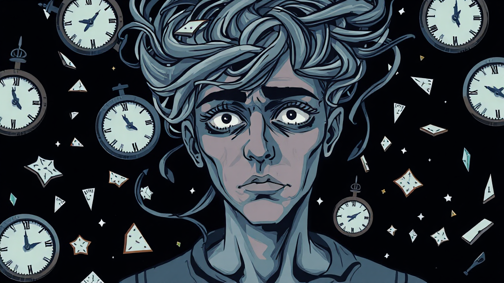 불면증, 몸에 어떤 영향을 줄까요? (illustration 스타일)