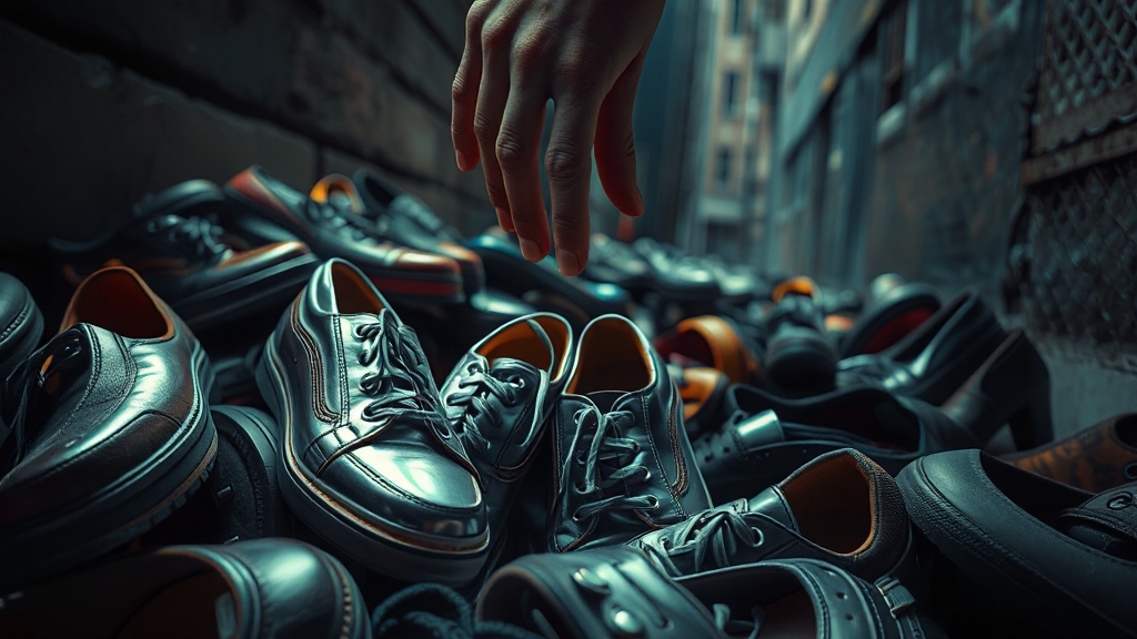 신발 훔치는 꿈: 심리 분석 (realistic 스타일)