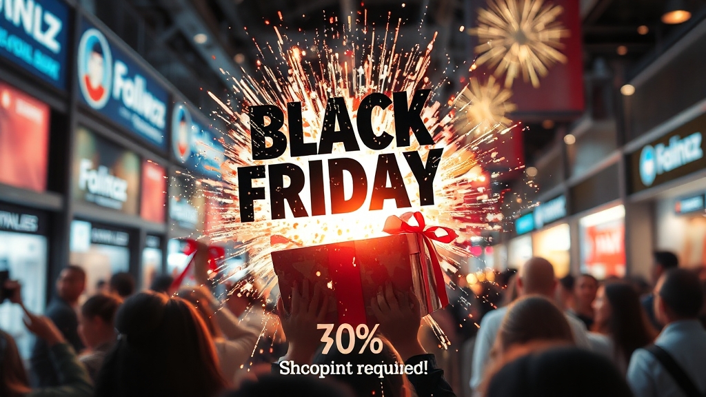 블랙프라이데이 완벽 분석 (realistic 스타일)