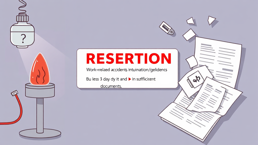 산재 휴업급여, 이것만은 피하세요! (illustration 스타일)