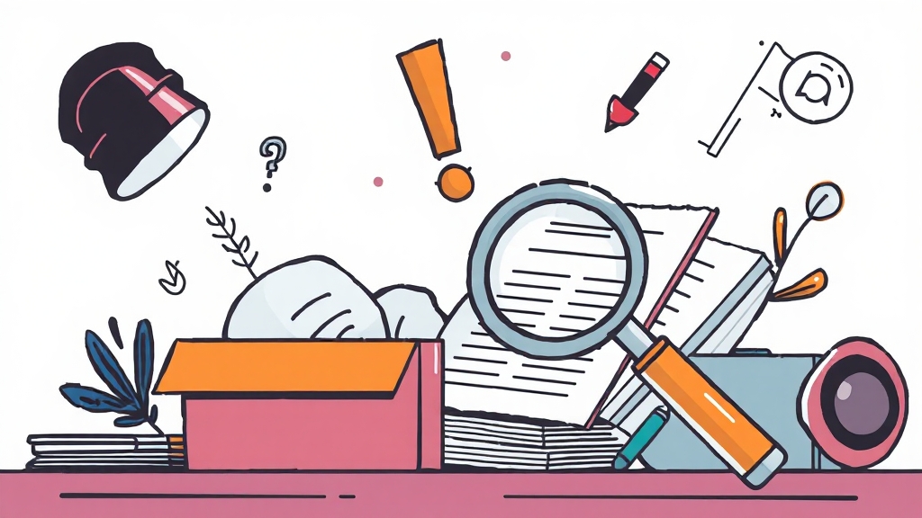 유의사항 및 자주 묻는 질문 (illustration 스타일)