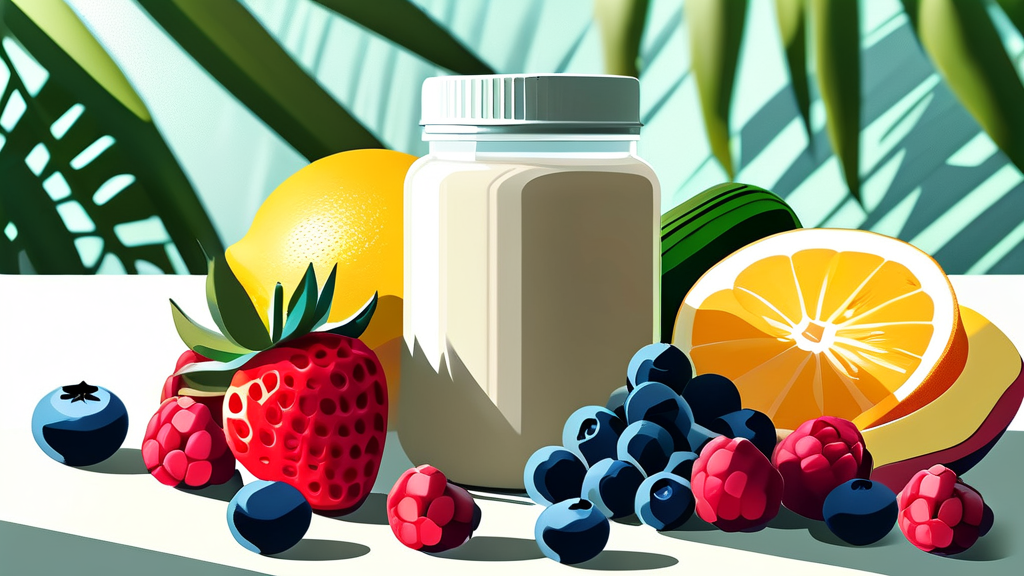 체중 감량 후 유지하는 식단 전략 (illustration 스타일)