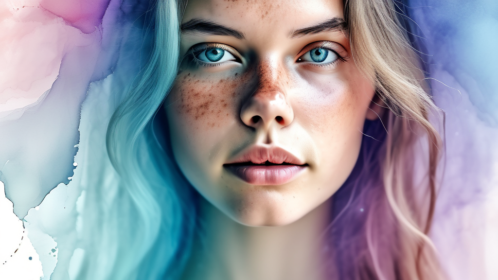 MBTI와 SBTI, 무엇이 다를까요? (watercolor 스타일)