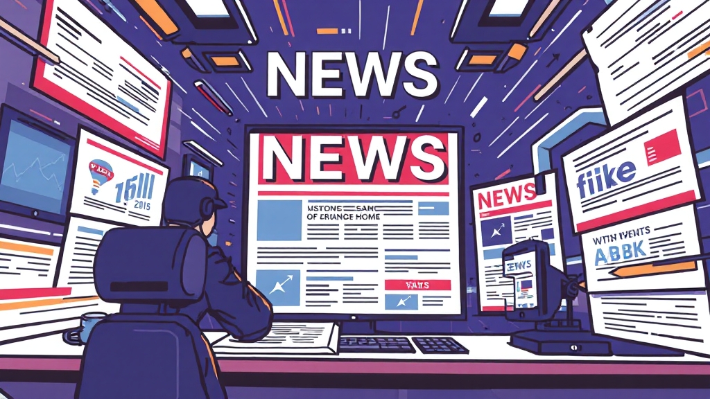 오늘의 주요 뉴스 요약 (illustration 스타일)