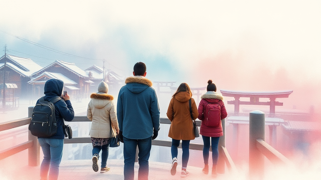 2박 3일 일본 겨울 여행 완벽 가이드: 온천, 미식, 절경 & 경비 절약 꿀팁 (2026 최신) 2 2박 3일 완벽 가이드 (watercolor 스타일)