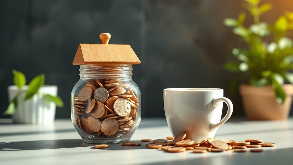 월별 절약 금액 계산 (realistic 스타일)