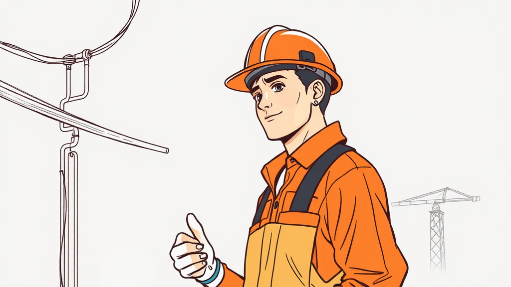 전기공사 품셈, 왜 중요할까? (illustration 스타일)