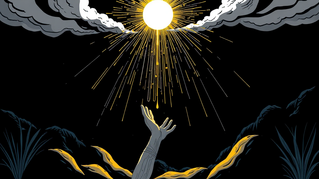 채무탕감 정부지원 제도 (illustration 스타일)