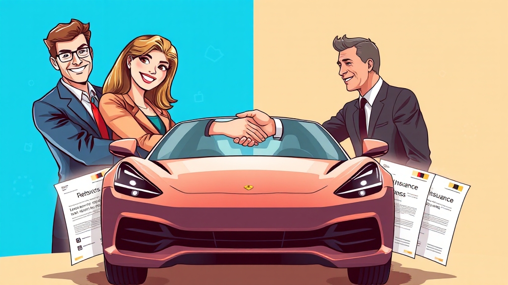 다이렉트 vs 일반, 어떤 운전자보험이 좋을까요? (illustration 스타일)