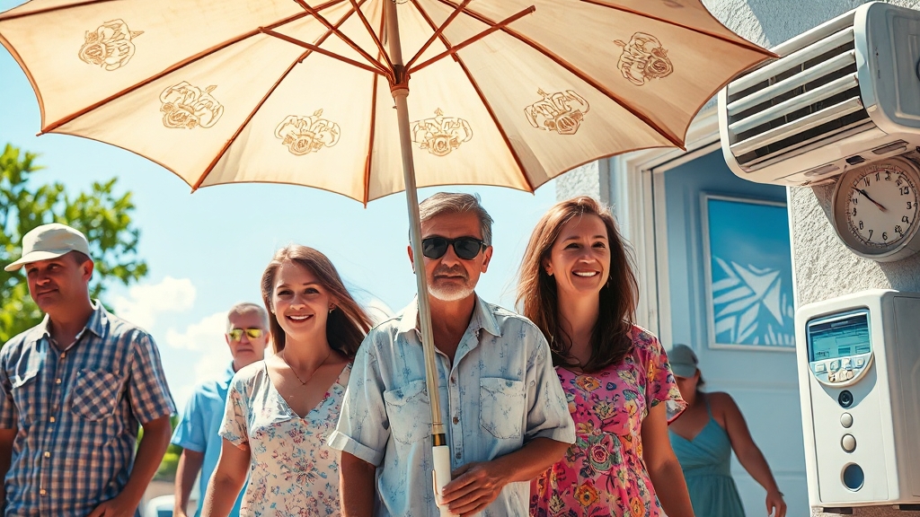 장마 이후 날씨 전망 (realistic 스타일)