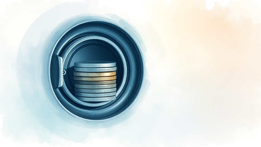 업비트 예치금이란? (watercolor 스타일)