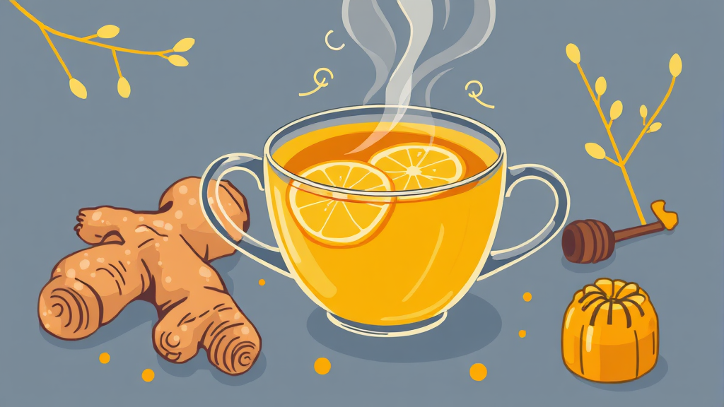 이제, 생강청 만들기에 도전해 보세요! (illustration 스타일)