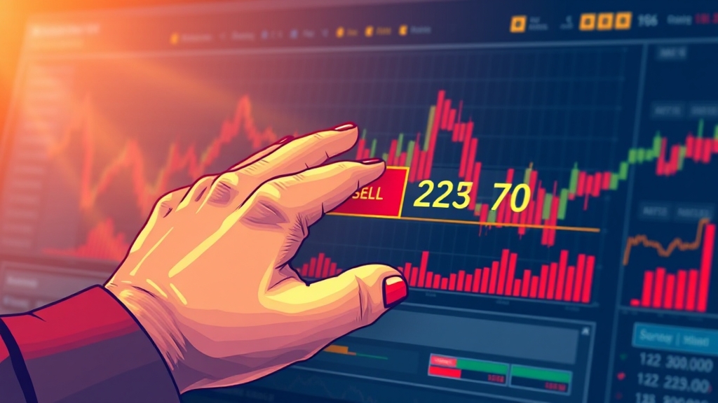 상장 당일 매도 전략 (illustration 스타일)