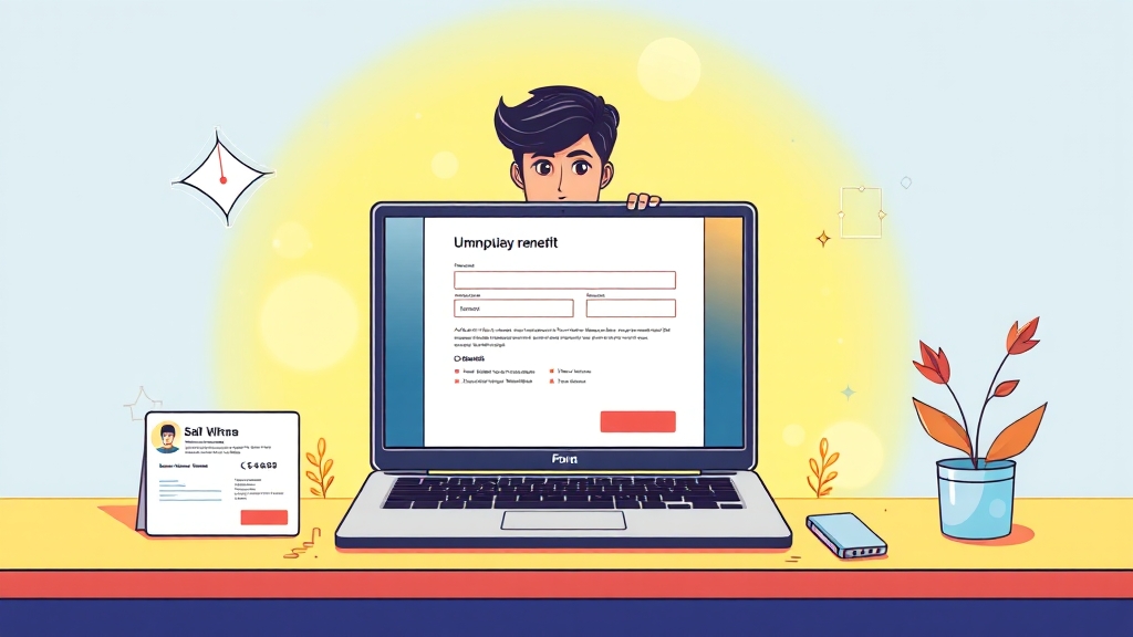 고용24 활용법 (illustration 스타일)