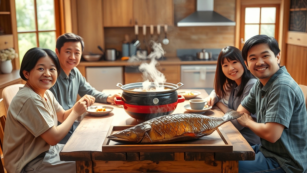 집에서 즐기는 복날 레시피 (realistic 스타일)