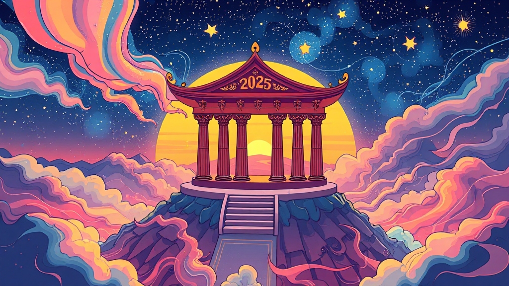 2025년 운세, 만세력으로 예측하기 (cartoon 스타일)