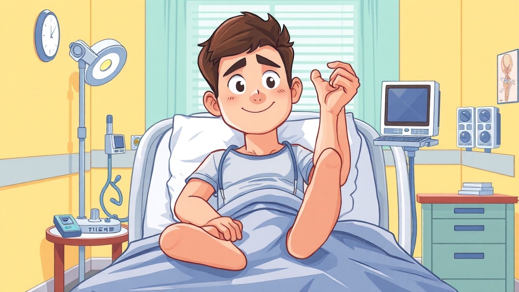 수술적 치료는 언제 필요할까요? (cartoon 스타일)