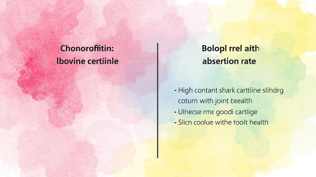 상어 vs 소, 어떤 콘드로이친? (watercolor 스타일)