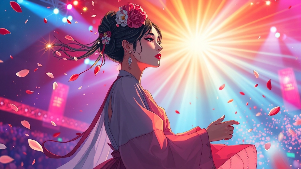 ‘사랑은 향기처럼’ 무대, 감성 폭발! (illustration 스타일)