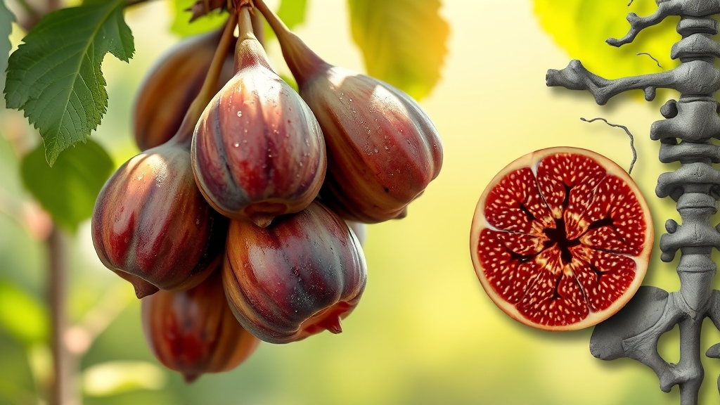 무화과의 놀라운 건강 효능 (realistic 스타일)