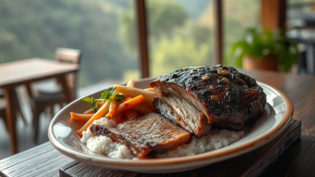 주변 맛집 & 카페 추천 (realistic 스타일)