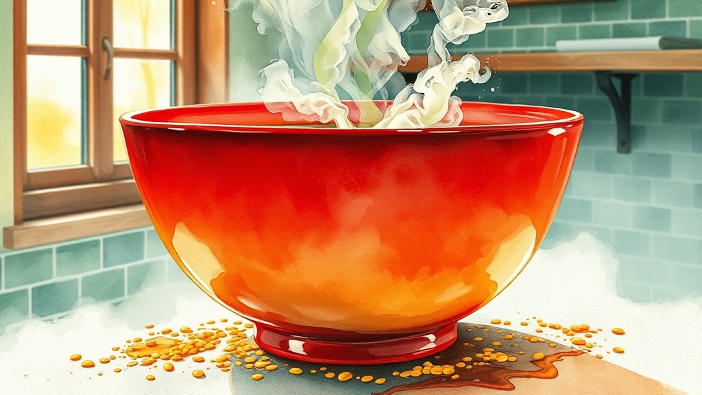 양념장, 맛의 핵심 비법! (watercolor 스타일)