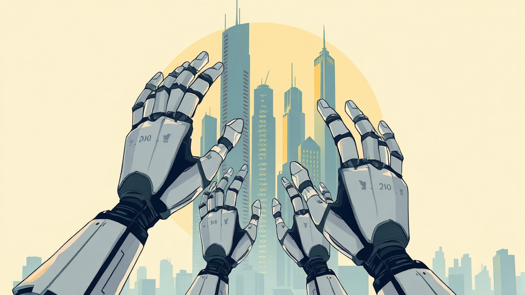 IT, 과학 기술 발전 (illustration 스타일)