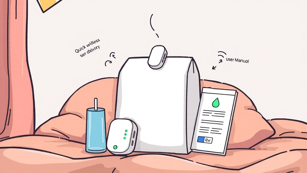 제품 구성 & 배송 정보 (cartoon 스타일)