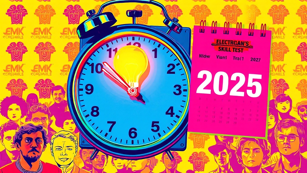 2025년 시험 일정 완벽 정리 (popart 스타일)