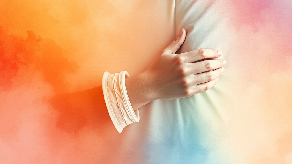 접종 후 반응 및 관리 (watercolor 스타일)