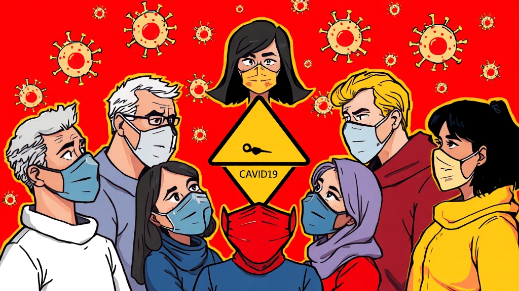 고위험군 특별 주의사항 (cartoon 스타일)