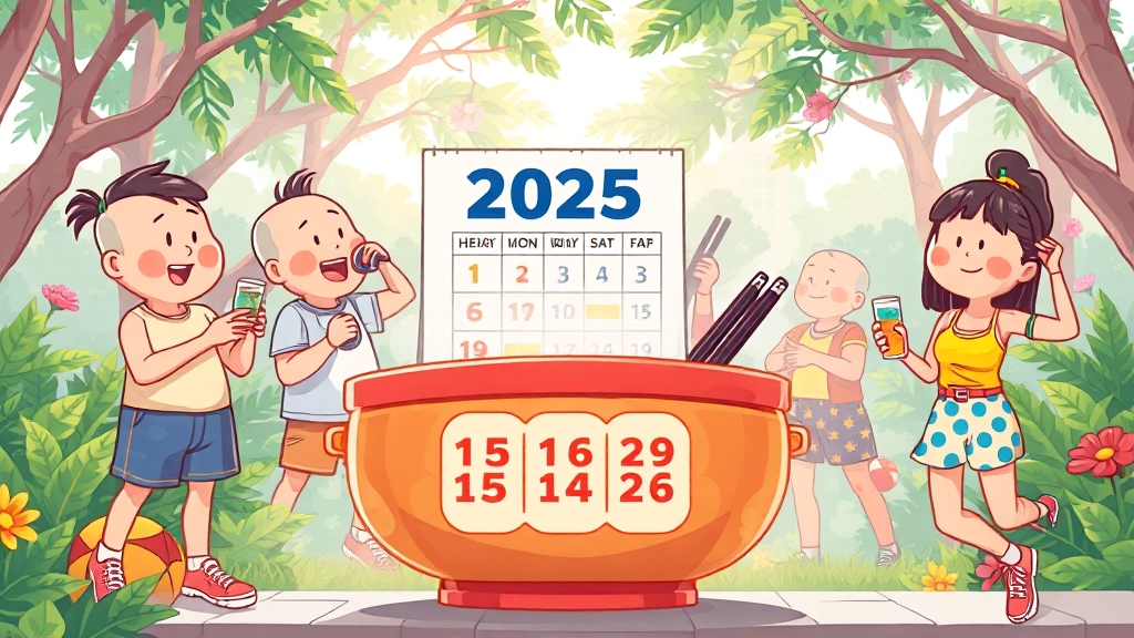 2025년 삼복 날짜는 언제? 🗓️ (cartoon 스타일)