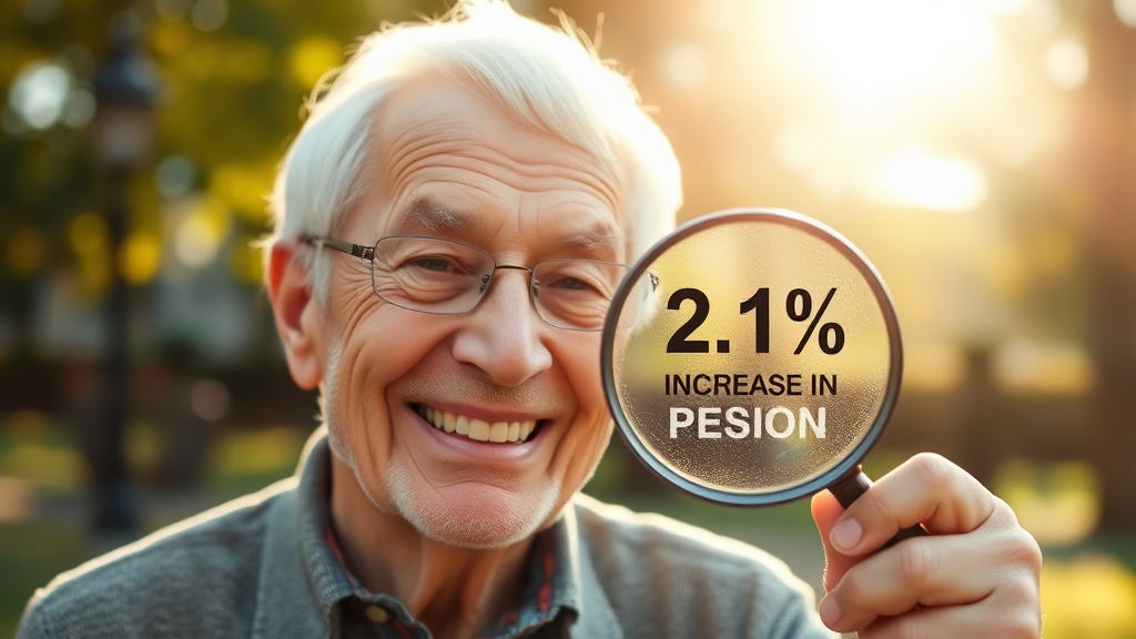 2026년 연금 인상 핵심 요약 (realistic 스타일)
