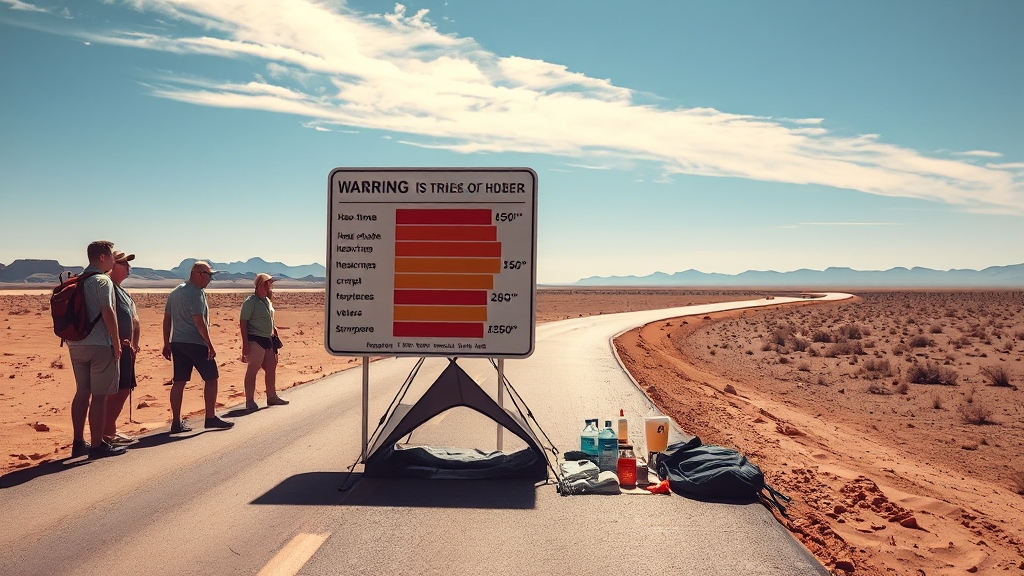 열병 vs 온열 질환 차이점 (realistic 스타일)