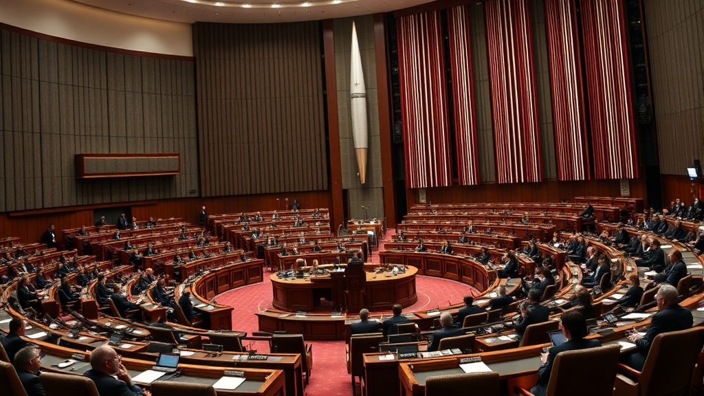 여야 예산안 대립, 물가 대책 마련 지시 (realistic 스타일)