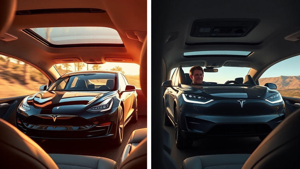 승차감 & 실내 공간 비교 (realistic 스타일)