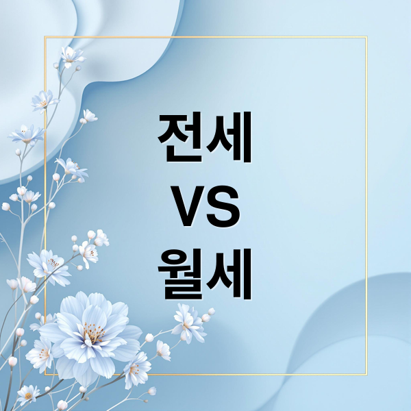 전세
VS
월세 (월세 vs 전세, 2026년 지원금 제도 무엇이 있나?)