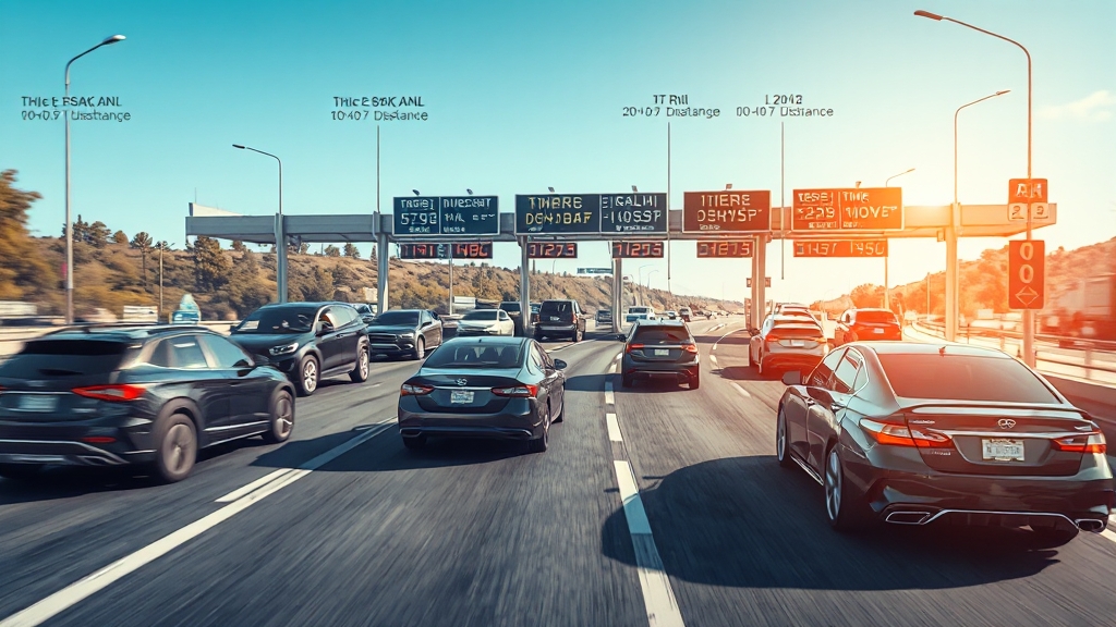 고속도로 통행료 정책 변경 (realistic 스타일)