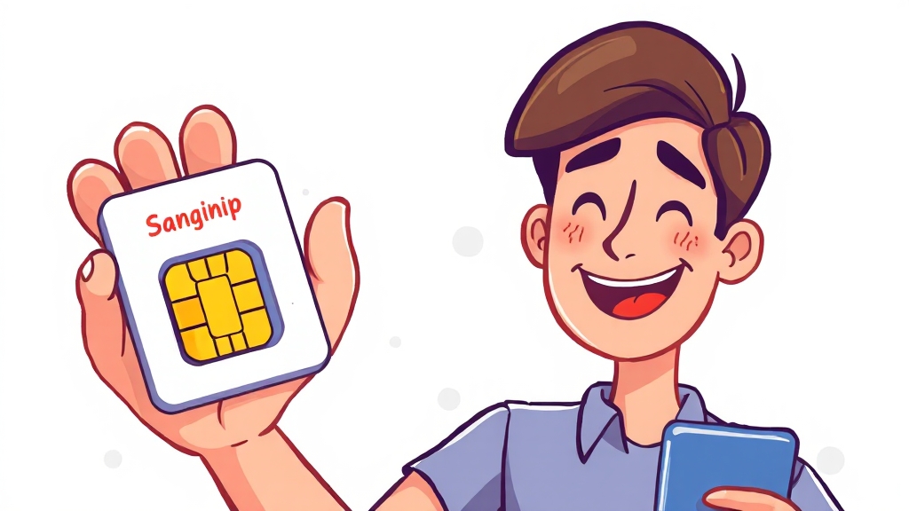 알뜰폰 평생요금제란? (cartoon 스타일)